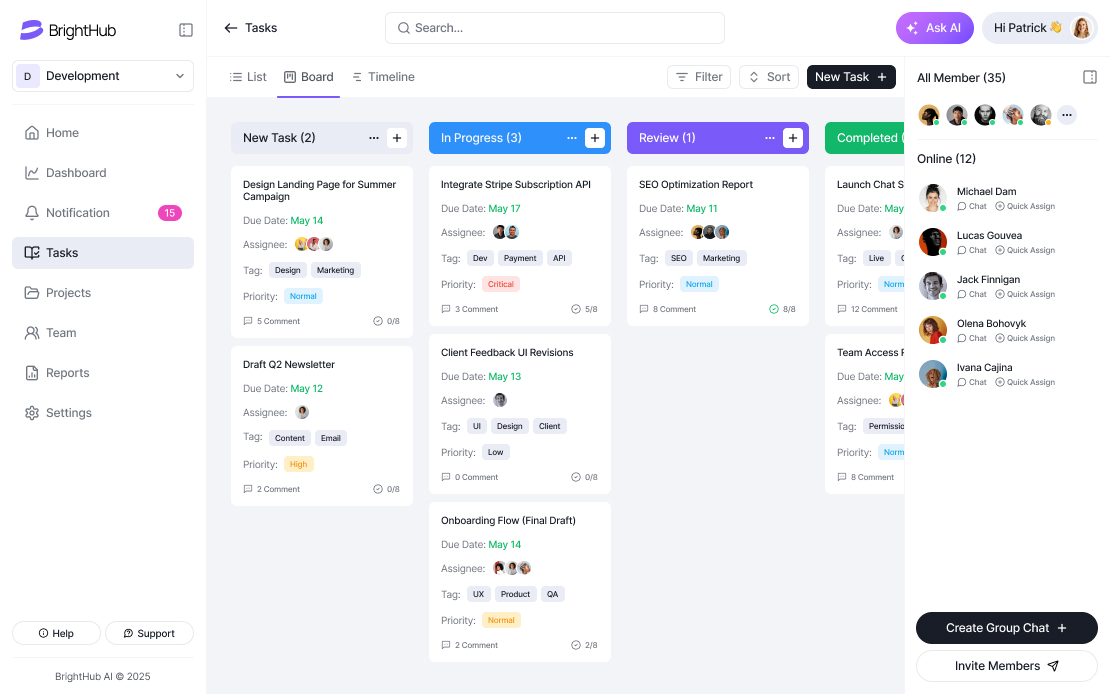 dashboard demo