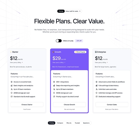 Landing 63 Pricing 1