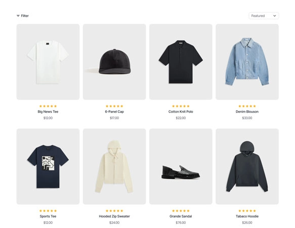 Landing 74 shop item